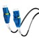 Bangun Uniboot LC to LC Armored Fiber Patch Cable Single Mode Duplex Fiber Optic Cable Jumper Optical Patch Cord 9125um OS1OS2 Compatible LSZH Black 1m