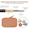 Bangun Uniboot LC to LC Armored Fiber Patch Cable Single Mode Duplex Fiber Optic Cable Jumper Optical Patch Cord 9125um OS1OS2 Compatible LSZH Black 1m