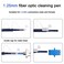 Duogalia 2 Pack Fiber Cleaner Fiber Optic Tools Cleaing Pen for 125 mm LCMU Connector Over 800 Cleans Fiber End Face Cleans Optical Connector Cleans
