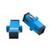 Duogalia Fiber Optical Coupler 18 Pack SCUPC Fiber Optic Coupler SC Female to SC Female UPC Simplex Single Mode Fiber Optical Coupler Network Internet Connector Adapter with Mount Panel