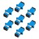 Duogalia Fiber Optical Coupler SC Female to SC Female UPC Simplex Single Mode SC Simplex Singlemode Fiber Optic Adapter Network Internet Connector Adapter with Mount Panel 7 Pack
