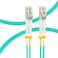 FLYPROFiber LC to LC Fiber Patch Cable 1M3ft OM3 Multimode Fiber Optic Cable Cord 10GB40GB Duplex 50125um LSZH Options 02m200m