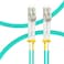 FLYPROFiber LC to LC Fiber Patch Cable 1M3ft OM3 Multimode Fiber Optic Cable Cord 10GB40GB Duplex 50125um LSZH Options 02m200m
