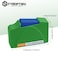 fyboptwu 1 pc FTTH Fiber Optic Cleaning Box Fiber Cleaner Box for FC SC LC ST End Faces Optical Connectors Over 500 Times Anti Static Clean Swab Green