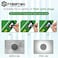 fyboptwu 1 pc FTTH Fiber Optic Cleaning Box Fiber Cleaner Box for FC SC LC ST End Faces Optical Connectors Over 500 Times Anti Static Clean Swab Green