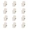 fyboptwu 12 pcs LC Fiber Optical Coupler Adapter LC to LC OM2OM1 Coupler Duplex Multimode Connectors LCLC Female to Female Duplex Multi Mode Adaptor