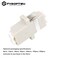 fyboptwu 12 pcs LC Fiber Optical Coupler Adapter LC to LC OM2OM1 Coupler Duplex Multimode Connectors LCLC Female to Female Duplex Multi Mode Adaptor