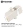 fyboptwu 12 pcs LC Fiber Optical Coupler Adapter LC to LC OM2OM1 Coupler Duplex Multimode Connectors LCLC Female to Female Duplex Multi Mode Adaptor