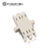 fyboptwu 12 pcs LC Fiber Optical Coupler Adapter LC to LC OM2OM1 Coupler Duplex Multimode Connectors LCLC Female to Female Duplex Multi Mode Adaptor