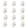 fyboptwu 12 pcs LC Fiber Optical Coupler Adapter LC to LC OM2OM1 Coupler Duplex Multimode Connectors LCLC Female to Female Duplex Multi Mode Adaptor