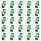 fyboptwu 25 pcs SC Fiber Optical Coupler SC Singlemode SM Simplex Fiber Optic Adapter SC Female to SC Female APC Simplex Single Mode Network Internet Connector Adapter