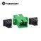fyboptwu 25 pcs SC Fiber Optical Coupler SC Singlemode SM Simplex Fiber Optic Adapter SC Female to SC Female APC Simplex Single Mode Network Internet Connector Adapter