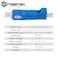 fyboptwu 2pcs SC Male to LC Female UPC Adapter Visual Fault Locator Fiber Adapter Hybrid Optical Fiber Convertor Adapter for Fiber Optic UPC Coupler Adapter