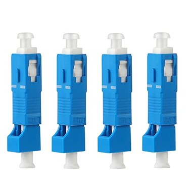 fyboptwu 4pcs SC Male to LC Female UPC Adapter Visual Fault Locator Fiber Adapter Hybrid Optical Fiber Convertor Adapter for Fiber Optic UPC Coupler Adapter