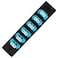 GESD 6 Duplex 12 Core LC Adapters LGX Footprint OM3 Fiber Patch Panel Loaded 12 Fiber Ports Couplers Enclosure LC UPC Blue Compatible with Multimode SingleMode 125G10GB OM1OM3