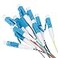 Hilitand 15M 12 Strand Fiber Optic Pigtail LCUPC Single Mode Optical Fiber Patch Cord with Ceramic Ferrule Plug