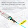 Karono MPO MTP 12 Fibers Female Patch Cable 165 ft 5M Type B Key Up to Key Up OM3 MultiMode Fiber Optic for QSFPTransceivers MTP Compatible Application Aqua