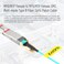 Karono MPO MTP 12 Fibers Female Patch Cable 165 ft 5M Type B Key Up to Key Up OM3 MultiMode Fiber Optic for QSFPTransceivers MTP Compatible Application Aqua