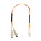 OpZonik 1FT LC to SC Fiber Optic Adapter Cable Multimode OM1 625125 Duplex LC Male to SC Female Fiber Adapter Cable 03 Meter 1 FT