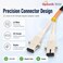 OpZonik 1FT LC to SC Fiber Optic Adapter Cable Multimode OM1 625125 Duplex LC Male to SC Female Fiber Adapter Cable 03 Meter 1 FT
