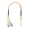 OpZonik 1FT LC to SC Fiber Optic Adapter Cable Multimode OM1 625125 Duplex LC Male to SC Female Fiber Adapter Cable 03 Meter 1 FT