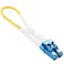 H!Fiber.com OS2 LC Fiber Optic Loopback Cable Single Mode Fiber Loopback Testers 9125um Duplex LCUPC Connectors for SelfTesting SFP Modules or Network Device