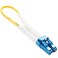 H!Fiber.com OS2 LC Fiber Optic Loopback Cable Single Mode Fiber Loopback Testers 9125um Duplex LCUPC Connectors for SelfTesting SFP Modules or Network Device