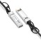 QSFPTEK 10G SFP DAC Cable 05m 2ft 10gbe SFP Passive Direct Attach Copper Twinax Cable for Cisco SFPH10GBCU50CM Ubiquiti DLink Netgear Mikrotik Open Switch Devices