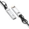 QSFPTEK 10G SFP DAC Cable 05m 2ft 10gbe SFP Passive Direct Attach Copper Twinax Cable for Cisco SFPH10GBCU50CM Ubiquiti DLink Netgear Mikrotik Open Switch Devices