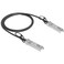 QSFPTEK 10G SFP DAC Cable 05m 2ft 10gbe SFP Passive Direct Attach Copper Twinax Cable for Cisco SFPH10GBCU50CM Ubiquiti DLink Netgear Mikrotik Open Switch Devices