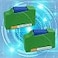 fyboptwu 2 pcs FTTH Fiber Optic Cleaning Box Fiber Cleaner Box for FC SC LC ST End Faces Optical Connectors Over 500 Times Anti Static Clean Swab Green
