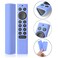 VSEER 2 Pack Silicone Protective Cover for NVIDIA Shield TV Pro4K HDR Remote Controller Series Light Weight KidsFriendly Silicone Skin AntiSlipShockproof with Hand Strap GlowBlue Glowgreen
