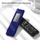 PIUAMUNKJ 2023 Samsung Smart TV Solar Remote BN5901432 BN5901436B BN5901392B TM2360E TM2360F Silicone Protective Cover with LanyardMidnight Blue
