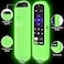 Hydream 4 Pack Case for TCL Roku TV Steaming Stick 3600R RemoteSilicone Cover Roku VoiceExpressPremiere Remote Controller Skin Protective Universal Replacement Sleeve Glow in The Dark