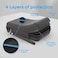 DigiCharge Hard Carry Case for Amazon Fire TV Stick 4K Fire TV Stick Remote Control Cables and Charger Protective Portable Travel Hard EVA Cover Shockproof Storage Bag Pouch Black