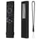 Hi Color TM2280E Remote Cover for 63 Inch Samsung Remote BN5901391 BN5901386 Cover Case Samsung Solar Control 2022 Anti Slip SleeveBlack
