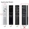 Hi Color TM2280E Remote Cover for 63 Inch Samsung Remote BN5901391 BN5901386 Cover Case Samsung Solar Control 2022 Anti Slip SleeveBlack