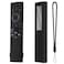 Hi Color TM2280E Remote Cover for 63 Inch Samsung Remote BN5901391 BN5901386 Cover Case Samsung Solar Control 2022 Anti Slip SleeveBlack