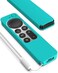 K TOMOTO Compatible with Apple TV 4K Siri Remote Case 2021 SilkySoft AntiSlip Protective Silicone Cover for Siri Remote Control 2nd Generation Lanyard Included Teal