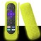 PIUAMUNKJ Roku Smart TV Steam Stick Remote Controller Cover Universal Skin Silicone Case for Most Roku Remote Models with LanyardLuminous Green