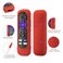 PIUAMUNKJ Roku Smart TV Steam Stick Remote Controller Cover Universal Skin Silicone Case for Most Roku Remote Models with LanyardLuminous Green
