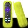 PIUAMUNKJ Roku Smart TV Steam Stick Remote Controller Cover Universal Skin Silicone Case for Most Roku Remote Models with LanyardLuminous Green