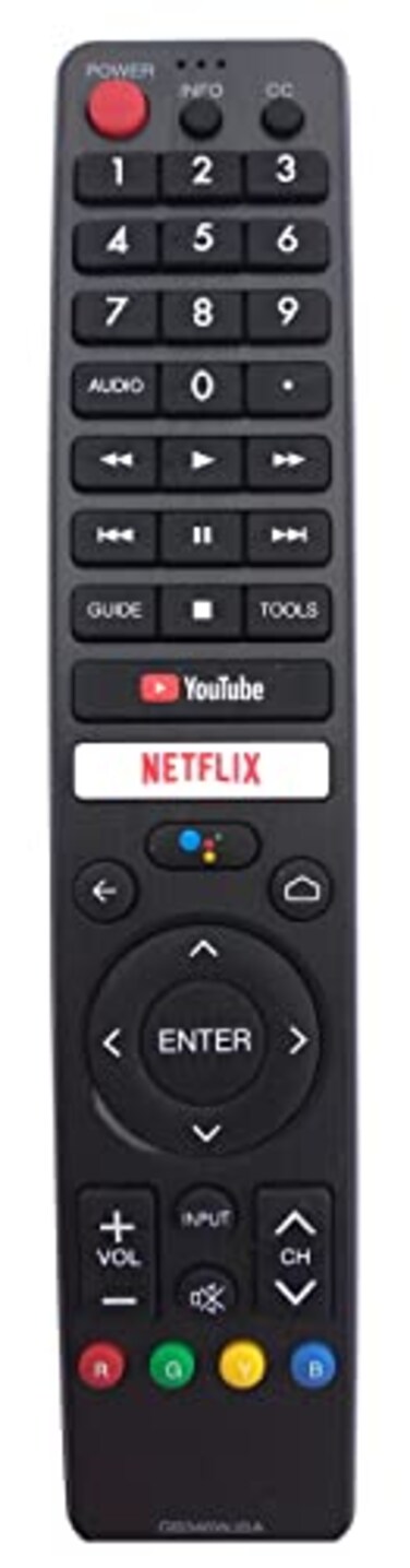 Gorilla babo Universal Remote Compatible for Sharp GB346WJSA 4TC70BK2UD 4TC70BK2UD with Google Assistant TV Remote Control