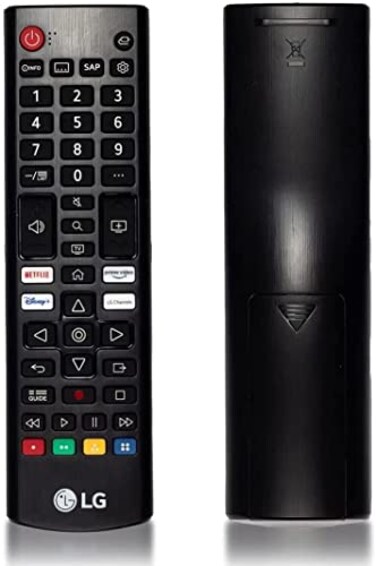 Amtone AKB76037601 OEM Replacement Universal Remote Control for LG LED OLED LCD Webos 4K 8K UHD HDTV HDR Smart TV with Prime Video Disney Plus Netflix LG Channels Buttons