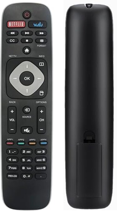 Smartby Universal for Philips TV Remote Replacement for Philips LCD LED 4K UHD Smart TV