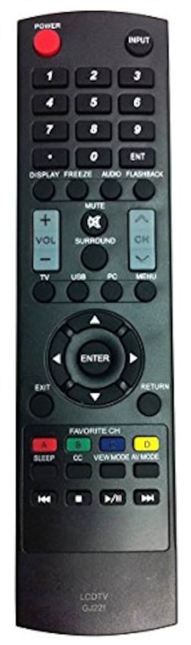 Smartby GJ221 Universal Remote Control for Sharp LCD TVs