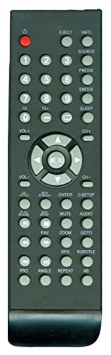 Smartby Replacement for Curtis LEDVD2480B TVDVD Combo Remote Control LEDVD2480B RTLCDVD199A RLCVD2480
