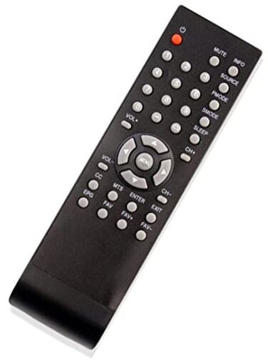Smartby Remote Control Compatible with Curtis TV LCD2425A PLE 2694A PLCD3708A PLCD3271A PLCD3271AB