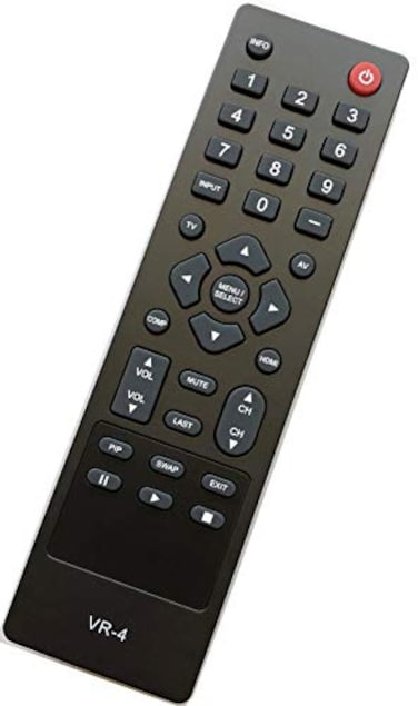 Smartby VR4 Remote Control Replacement for VIZIO TV VO320E VA320E VA320M M420VT M470VT VL370M E320VA E321VA E370VA E371VA E420VA E421VA E470VA E550VA M320VT M320VTCA M320VTMX M370VT M420VT M420VTMX