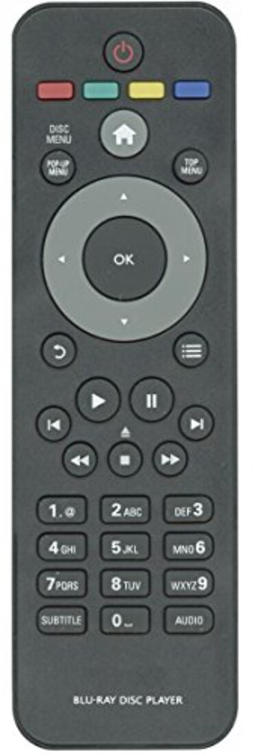 Smartby BluRay DVD Remote for All Philips Blueray DVD Philips BDP3406